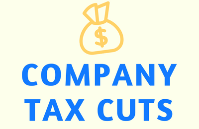 Company Tax Cuts Infographic Cover