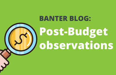 Post Budget Observations